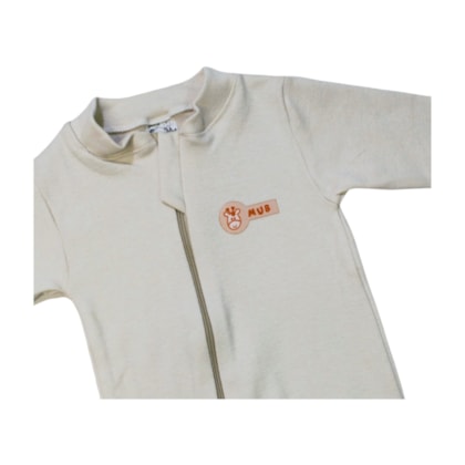 Macacão Suedine Longo com Ziper Liso 5000 - Mub