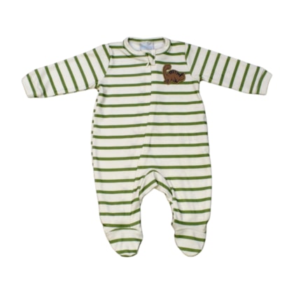 Macacão Suedine Longo Dino 31005 - Miniclo