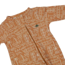 Macacão Suedine Longo Estampado  Praia 26396 - Presente de Anjo
