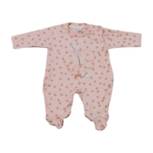 Macacão Suedine Longo Feminino Borboletas 1226 - Nilly Baby