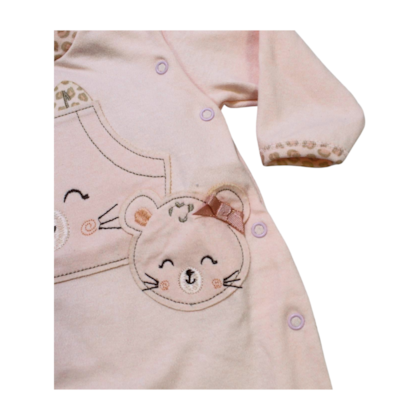 Macacão Suedine Longo Feminino Carinha 1205 - Nilly Baby