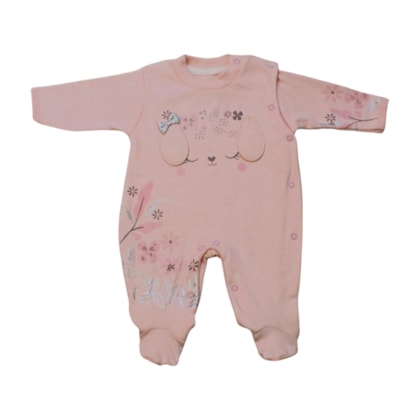 Macacão Suedine Longo Feminino Carinha 1227 - Nilly Baby 