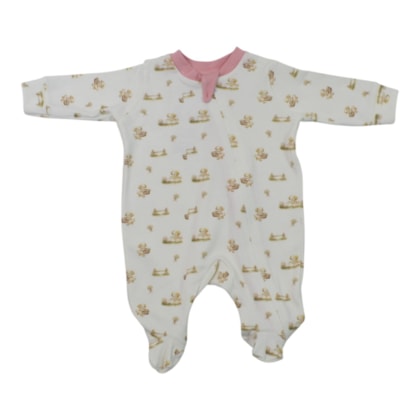 Macacão Suedine Longo Feminino Estampado Cachorra 0048D - Curioso