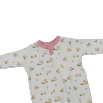 Macacão Suedine Longo Feminino Estampado Cachorra 0048D - Curioso