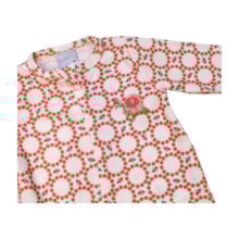 Macacão Suedine Longo Feminino Estampado Circulos 31001 - Miniclo