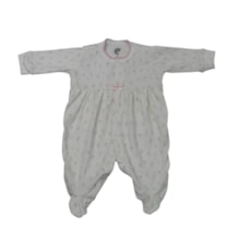 Macacão Suedine Longo Feminino Estampado Flores 0015D - Curioso