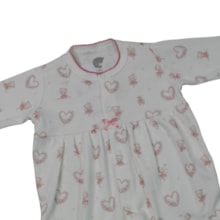Macacão Suedine Longo Feminino Estampado Gatinha  0015D - Curioso