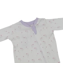 Macacão Suedine Longo Feminino Estampado Tulipas  0033D - Curioso