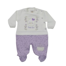 Macacão Suedine Longo Feminino Picnic 1282 - Nilly Baby