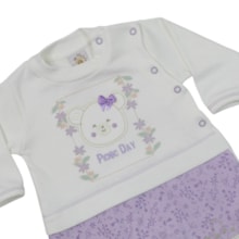 Macacão Suedine Longo Feminino Picnic 1282 - Nilly Baby