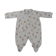 Macacão Suedine Longo Feminino Ursinhas  0015D - Curioso