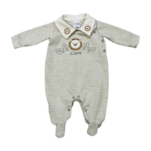 Macacão Suedine Longo Listras 545 - Curioso