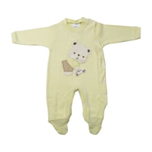 Macacão Suedine Longo Masculino Bordado Urso 4891- Korte Rekorte