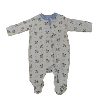 Macacão Suedine Longo Masculino Cavalinho  0020D - Curioso