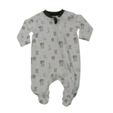 Macacão Suedine Longo Masculino Estampado Safari  0020D - Curioso