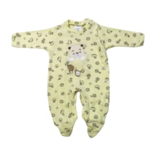 Macacão Suedine Longo Masculino Estampado Urso 4898 - Korte Rekorte