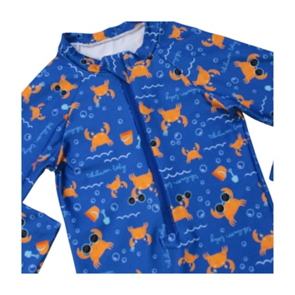 Macacão Térmico Estampado Carangueijo 43820 - Kamylus