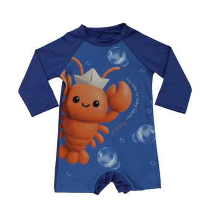 Macacão Térmico Masculino Estampa Lagosta 43965 - Kamylus