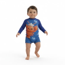 Macacão Térmico Masculino Estampa Lagosta 43965 - Kamylus