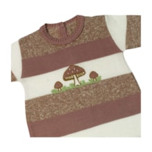 Macacão Tricô Longo Feminino Cogumelo 2940 - Chandra