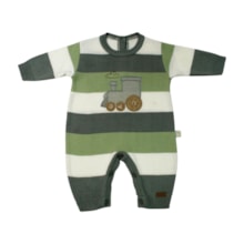 Macacão Tricô Longo Masculino  Bordado Trem  2944 - Chandra