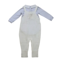 Macacão Tricô Masculino com Body Manga Longa 2 Peças 10073 - Arcobaleno