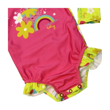 Maio Manga Longa Estampa Morango 53848 - Kamylus