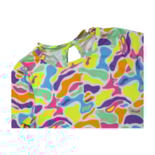 Maio Manga Longa Estampado 43850 - Boca Grande