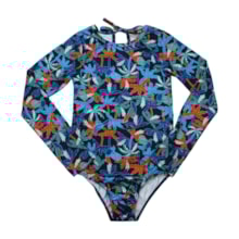 Maio Manga Longa Estampado Coqueiro  43783 - Boca Grande