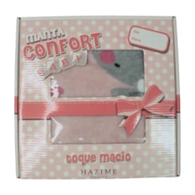 Manta Confort Microfibra Estampada Rosa Ovelhinha 73062 - Hazime