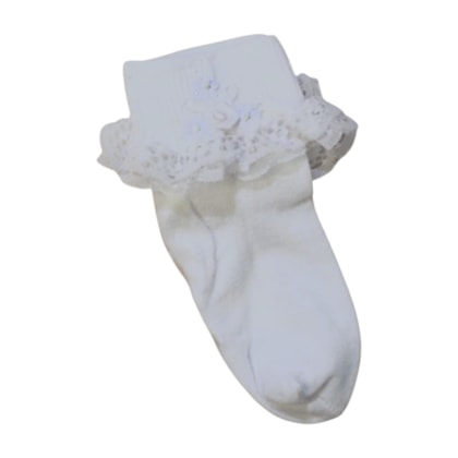 Meia com Renda 18 - Brando