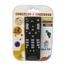 Mordedor Controle Remoto com Chocalho 200-11 - Vila Toy Preto Único