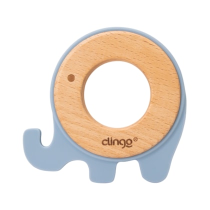 Mordedor Madeira e Silicone Elefante 3084 - Clingo    
