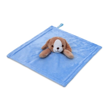 Naninha Animaizinhos Cachorrinho Microfibra com Predendor de Chupeta +3meses 3142 - Loani 