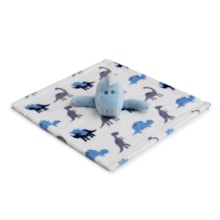 Naninha Dinossauro Fofinho  Microfibra com Prendedor de chupeta + 3 Meses 3139 - Loani 