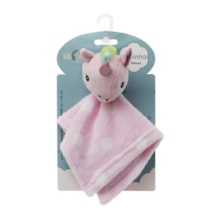 Naninha Unicórnio Fofinha  Microfibra com Prendedor de chupeta + 3 Meses 3110 - Loani 