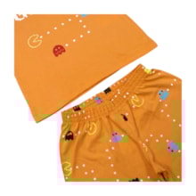 Pijama Curto Mascilino Estampa Game Brilha no Escuro 9302 - Bicho Bagunça  