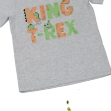 Pijama Curto Masculino Curto Estampa King Brilha no Escuro 27392 - Rollu