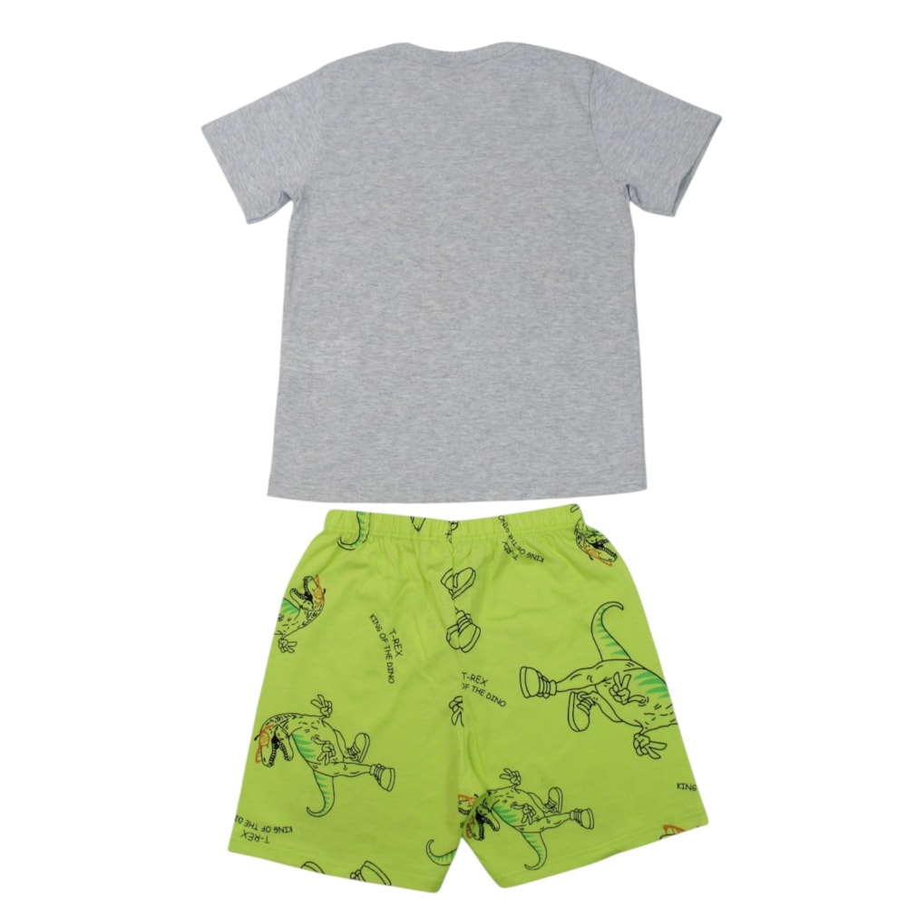 Pijama Curto Masculino Curto Estampa King Brilha no Escuro 27392 - Rollu