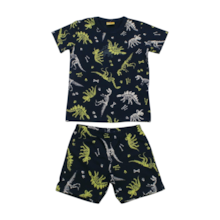 Pijama Curto Masculino Estampa Dino 22294 - Rollu 