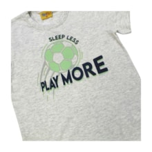 Pijama Curto Masculino Estampa Play More Brilha no Escuro 25291 - Rollu