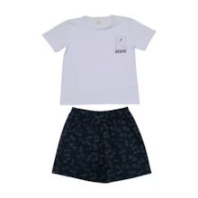 Pijama Curto Masculino Estampa Skate 8029 - BconB