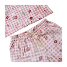 Pijama Feminino Curto Estampado Flores 00078 - Angerô 