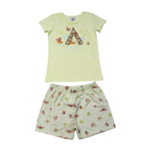 Pijama Feminino Estampa Abelha Brilha no Escuro 71408 - Alenice