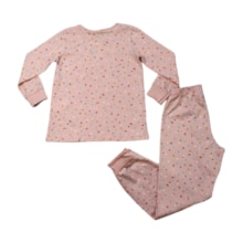 Pijama Longo Feminino Estampa Sweet Brilha no Escuro 26503 - Rollu