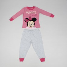 Pijama Longo Feminino Estampado Minnie 40030005 - Evanilda
