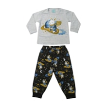 Pijama Longo Masculino Estampa Coelho Brilha no Escuro 1001649 - Kyly