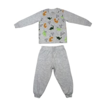 Pijama Longo Masculino Estampa Dinossauros 9314 - Bicho Bagunca