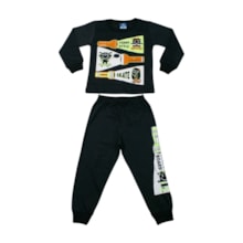 Pijama Longo Masculino Estampa Style Brilha no Escuro 18786 - Teddy