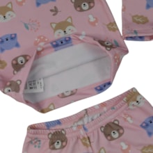 Pijama Longo Térmico Estampado Bichos 7333 - Bicho Bagunça